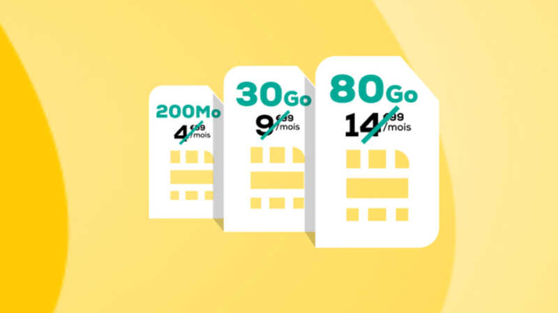 CADEAU ! Trois forfaits sans engagement sur le réseau SFR passent à 0€