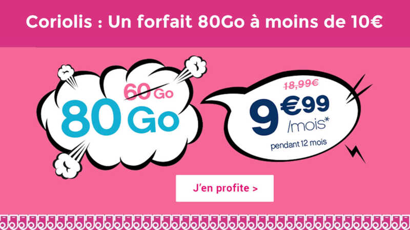 Les promos Coriolis Mobile de la Black Week 2020 !