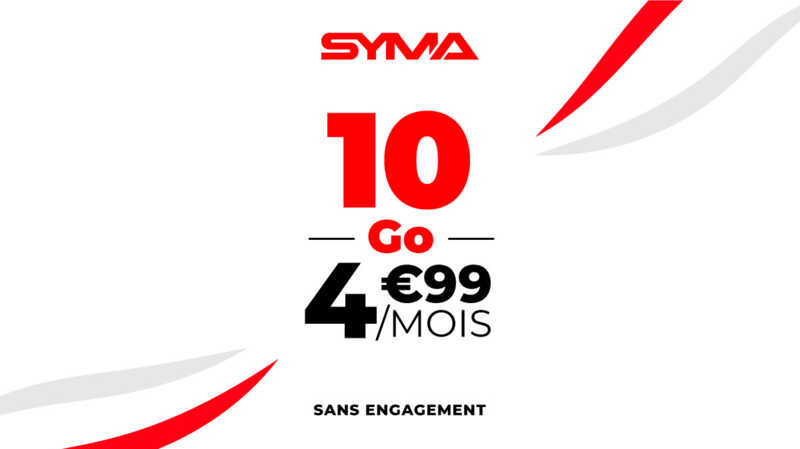 Moins de 5 € par mois pour un forfait mobile 10 Go sans engagement : ne manquez pas cette offre canon !