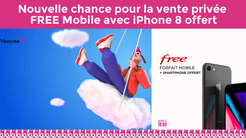 Nouvelle tentative de Vente Privée Free avec un iPhone 8 offert !