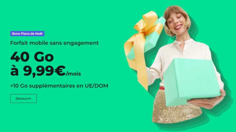 Nouvelles offres RED by SFR pour les fêtes : des forfaits sans engagement dès 4.99€, avec une surprise...le retour du forfait 40Go à 9,99€ !