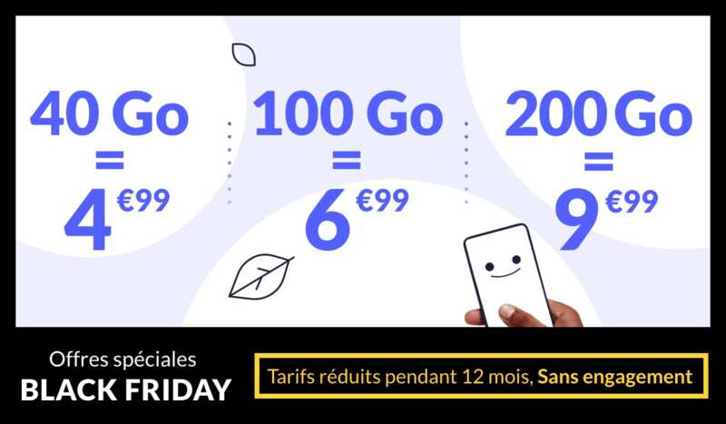Prixtel casse les prix de ses forfaits mobiles à l'occasion du Black Friday !