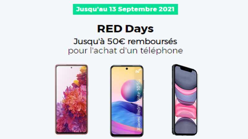 Opération RED DAYS : Un Smartphone pas cher pour la rentrée !