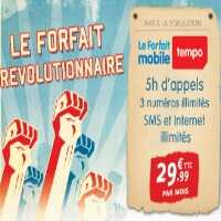 Prixtel offre 1 mois sur le forfait Tempo pendant 3 jours