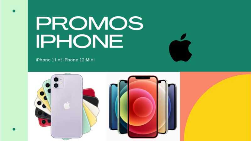 PROMO IPHONE : Moins de 600€ pour l'iPhone 12 mini ou l'iPhone 11 chez Rakuten !