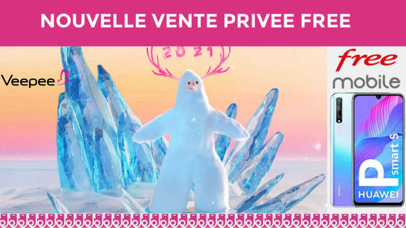 Première Vente Privée Free de 2021 : Le Huawei P Smart S est offert !