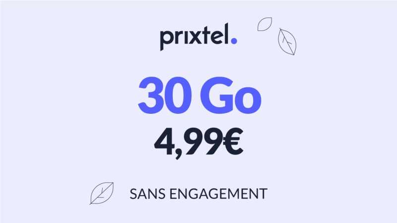 Forfait Le petit 30 à 50 Go Prixtel