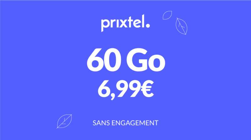 Forfait Oxygène 60 à 100 Go Prixtel