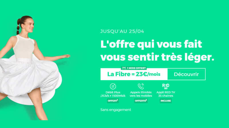 RED BOX : internet à 17€ par mois + 1 MOIS OFFERT !