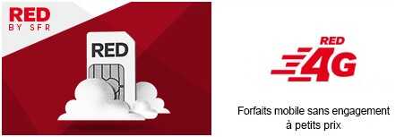 Vente privée : SFR propose 3 séries limitées 4G RED By SFR sans engagement !