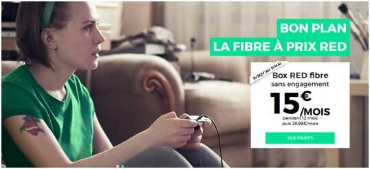 Nouveau : L'offre Box Internet RED BY SFR à 15 euros par mois