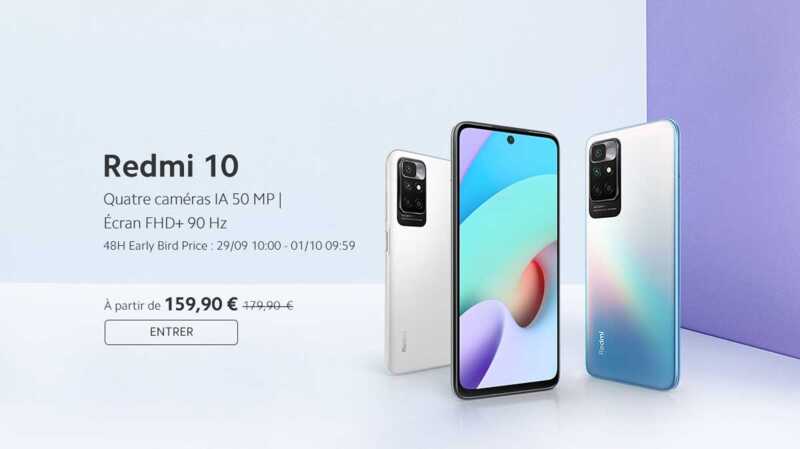 Redmi 10 : une offre spéciale pour le nouveau Smartphone pas cher de Xiaomi
