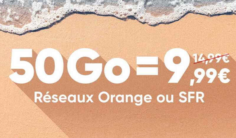 Découvrez un forfait ajustable jusqu'à 200Go sur les réseaux Orange et SFR !