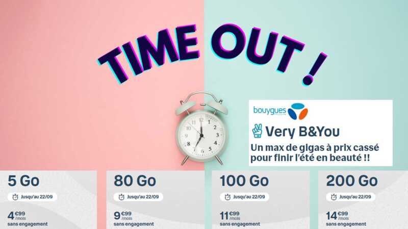 STOP ! Bouygues Telecom met fin à ses forfaits pas chers dans moins de 12h !