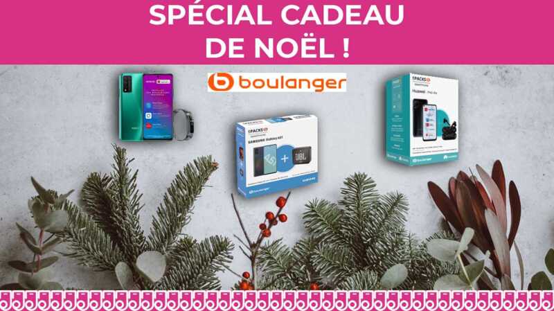 Spécial Noël : Boulanger propose trois packs smartphones à moins de 300€ !