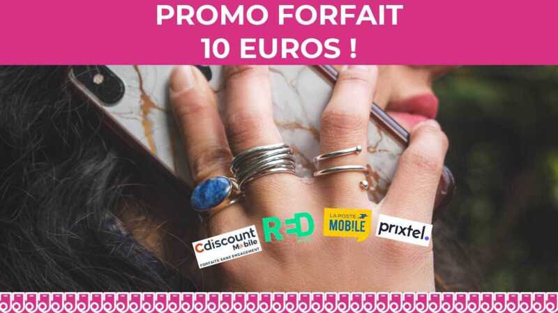 Top 4 des forfaits illimités de 1Go à 200Go à maxi 10€ par mois !
