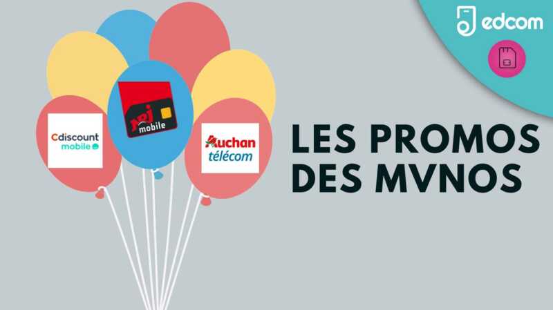 Une nouvelle palette de promos vient d'arriver chez nos MVNO