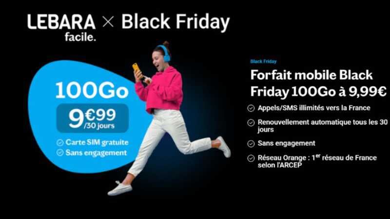 Une offre exceptionnelle à ne pas rater avant Noël : ce forfait mobile 100Go à 9.99€ sur le réseau Orange