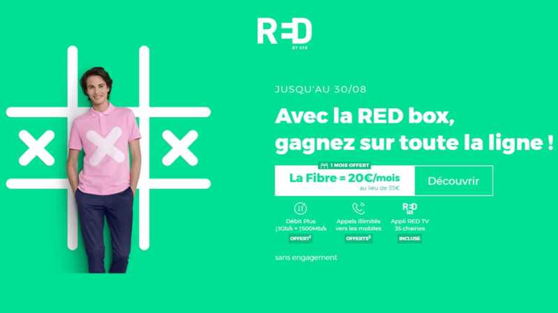 Une BOX Internet pas chère chez RED qui ne laissera personne indifférent en cette rentrée