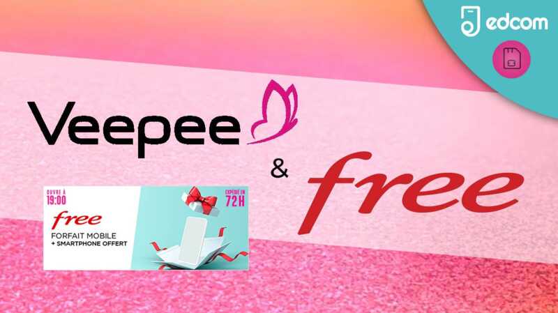 Vente privée : Forfait Free mobile avec un smartphone offert ce Lundi 7 juin 2021