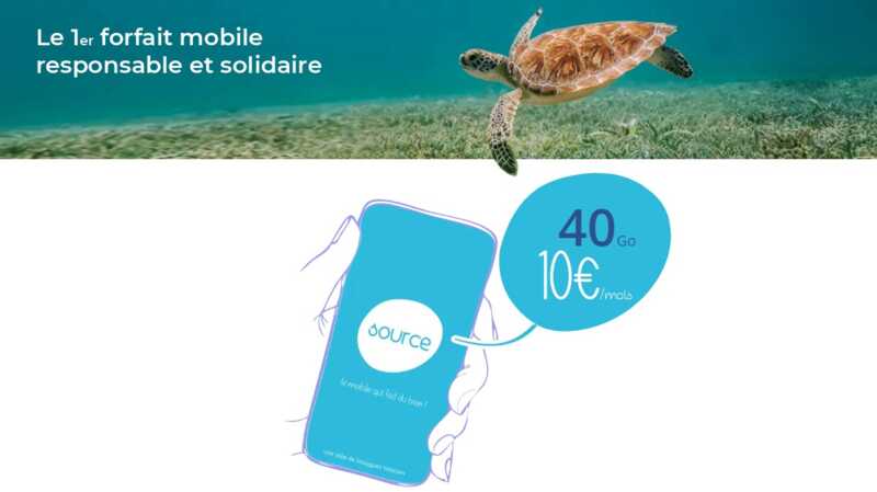 Zoom sur le forfait 40 Go Source Mobile, une offre responsable et solidaire !
