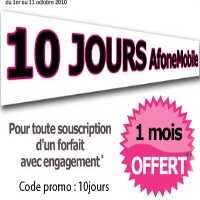 Un mois de forfait offert chez Afone Mobile