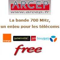 Fréquences 700 MHz : Free Mobile réclame la garantie d’un lot, Orange, Numericable-SFR et Bouygues contre !