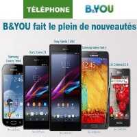 Le Samsung Trend, Note 3, Xperia Z1, Z Ultra, L5 II disponibles chez B&You !