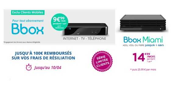 Exclu Client : La Bbox Bouygues Telecom à 9.99€ par mois