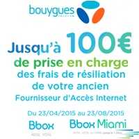 Bbox Internet : La remise jusqu’à 100€ sur vos frais de résiliation est de retour chez Bouygues !