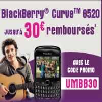 Idée Cadeau Noël : Le Curve 8520 avec un forfait BlackBerry Universal Mobile