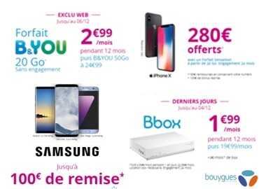 Bouygues Telecom : Des offres exceptionnelles pour Noël à ne pas rater
