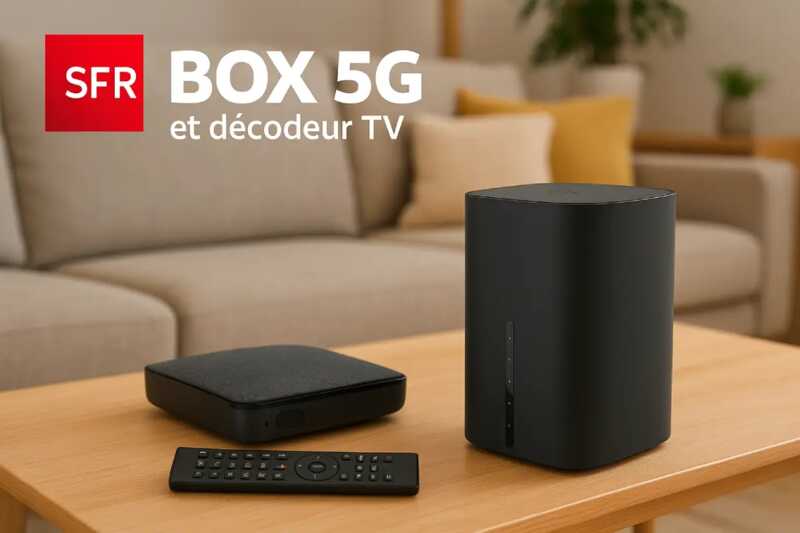 sfr box 5G decodeur tv