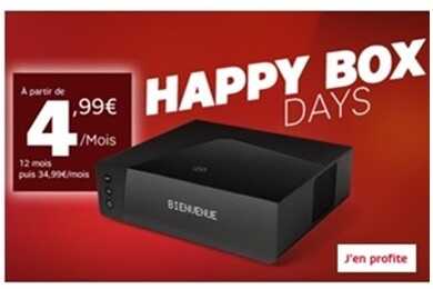 Prolongation exceptionnelle ! La BOX SFR Starter ADSL ou Fibre à 4.99 euros jusqu'au 12 mars