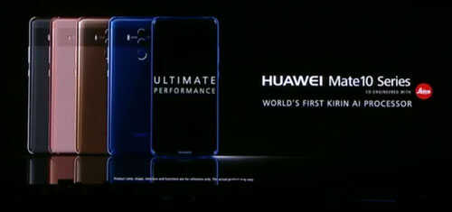 Le Huawei Mate10 Pro et le Huawei Mate 10 Porsche Design bientôt disponibles en France !