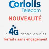 Nouveau chez Coriolis : La 4G désormais incluse avec tous les forfaits sans engagement !