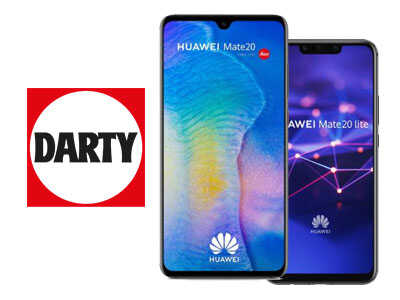 Bon plan soldes : Le Huawei Mate 20 à 549€ et le Huawei Mate 20 Lite à 299€ chez Darty