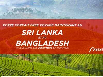 Pass 25Go en roaming : Nouvelles destinations incluses dans le Forfait Free Mobile !
