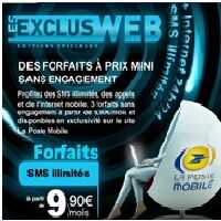 De nouvelles offres Exclu Web chez La Poste Mobile