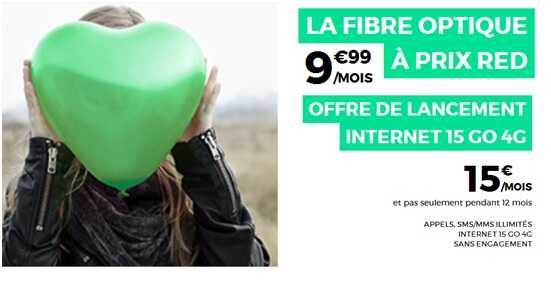 Bon plan RED By SFR : votre pack box + mobile à partir de 15.98 euros