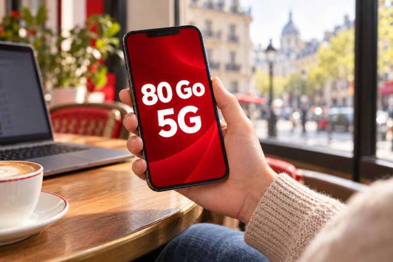 Forfait sfr serie speciale 80go de 5g