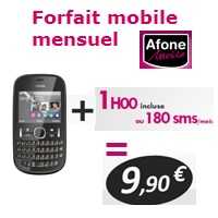 Le Nokia Asha 200 compris dans le forfait Afone Mobile