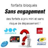Comparez les forfaits mobiles bloqués à moins de 10€ sans engagement !
