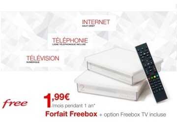 Top départ pour la vente privée Free : La Freebox Crystal bradée à 1.99 euros 
