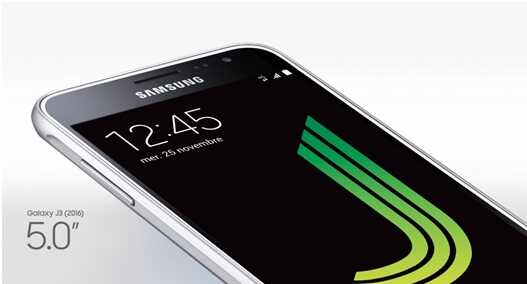 Samsung Galaxy J3 2016 à 1 euro avec un forfait Orange