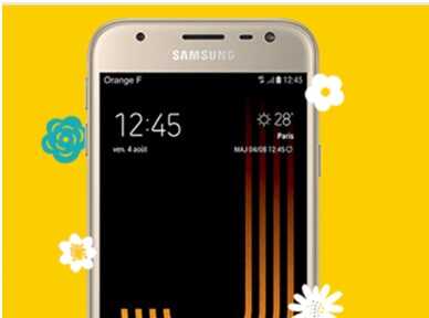 Le Samsung Galaxy J3 2017 en promo