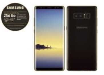 Black Friday : Galaxy Note 8 à 799 euros + une carte SD 256Go (paiement en 4 fois possible)