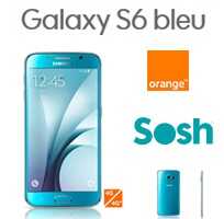 Exclu Web : Le Samsung Galaxy S6 Bleu Topaze disponible chez Sosh et Orange !