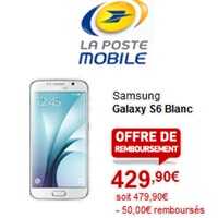 Le Samsung Galaxy S6 débarque chez La Poste Mobile, mais à quel prix ? 