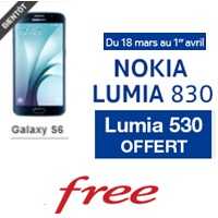 Free Mobile : Le Nokia Lumia 530 offert, le Samsung Galaxy S6 bientôt disponible !